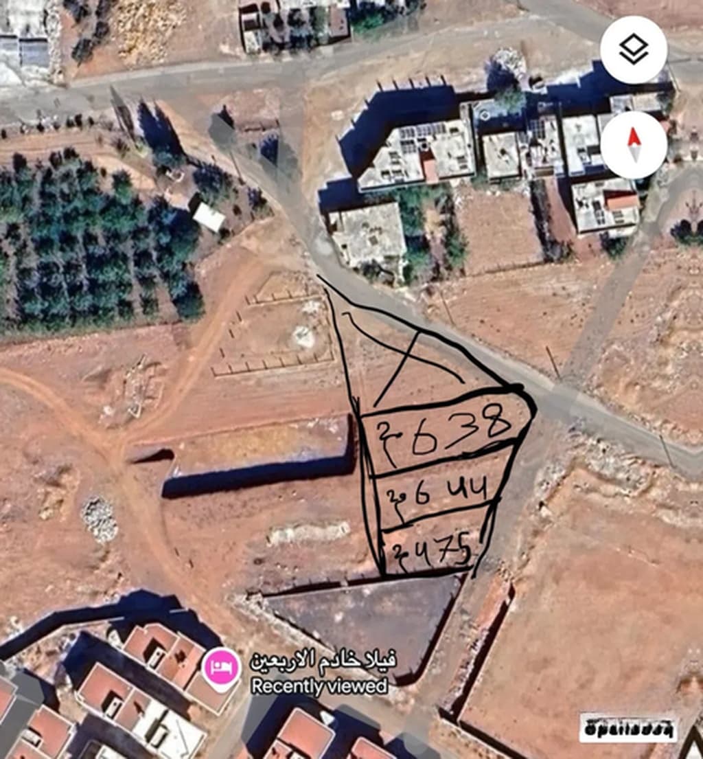 أرض للبيع في يعفور، دمشق